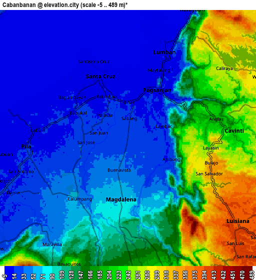 Zoom OUT 2x Cabanbanan, Philippines elevation map