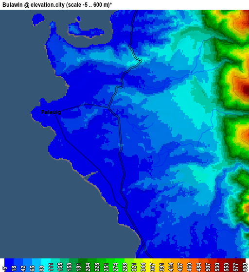 Zoom OUT 2x Bulawin, Philippines elevation map