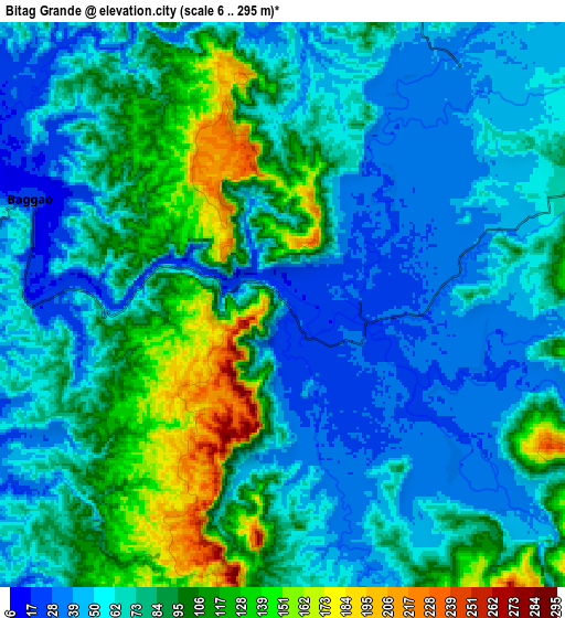 Zoom OUT 2x Bitag Grande, Philippines elevation map