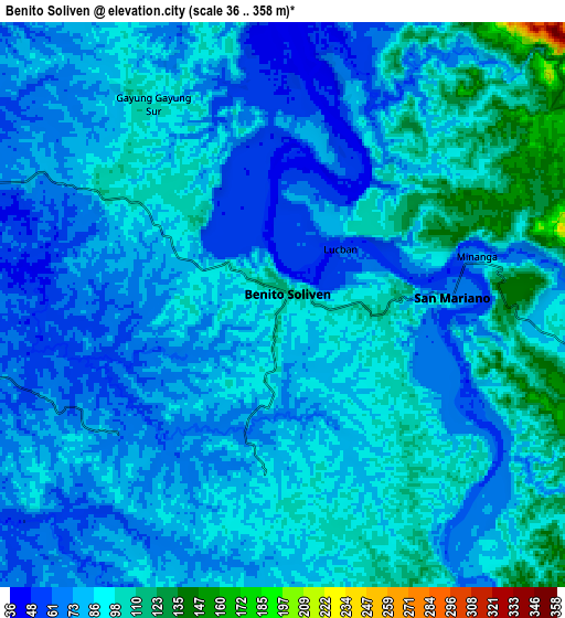 Zoom OUT 2x Benito Soliven, Philippines elevation map