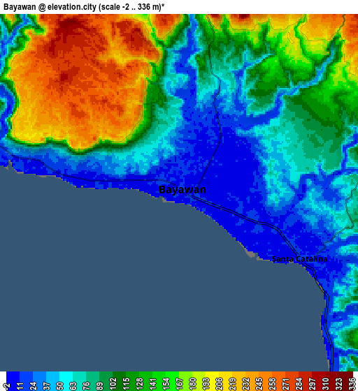 Zoom OUT 2x Bayawan, Philippines elevation map