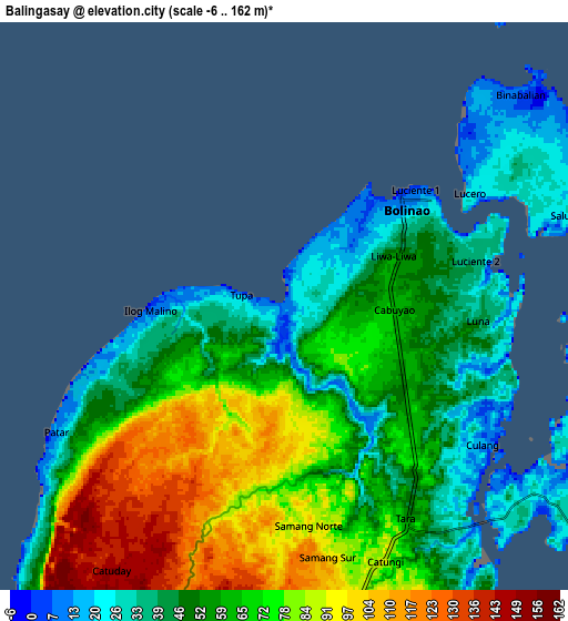 Zoom OUT 2x Balingasay, Philippines elevation map