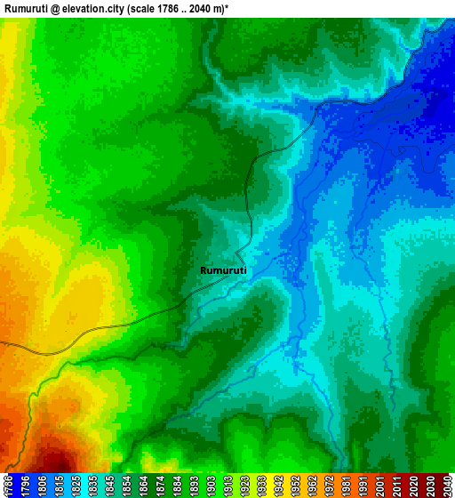 Zoom OUT 2x Rumuruti, Kenya elevation map