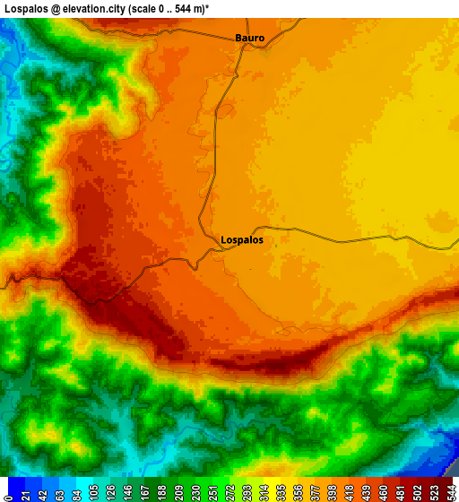 Zoom OUT 2x Lospalos, Timor Leste elevation map
