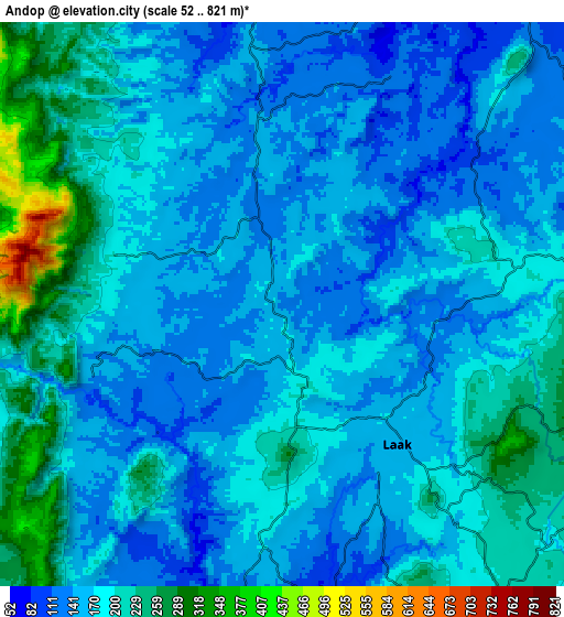 Zoom OUT 2x Andop, Philippines elevation map