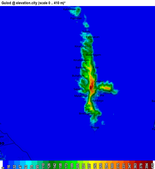 Zoom OUT 2x Gulod, Philippines elevation map