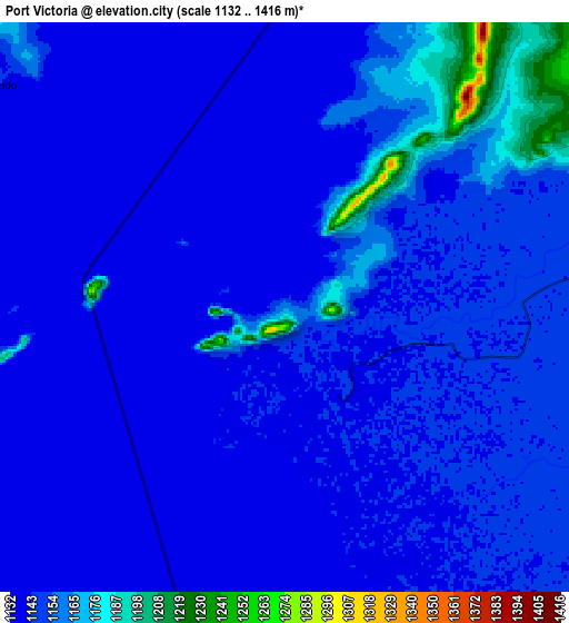 Zoom OUT 2x Port Victoria, Kenya elevation map