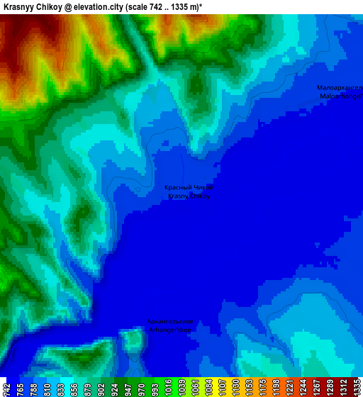 Zoom OUT 2x Krasnyy Chikoy, Russia elevation map