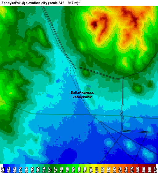 Zoom OUT 2x Zabaykal’sk, Russia elevation map