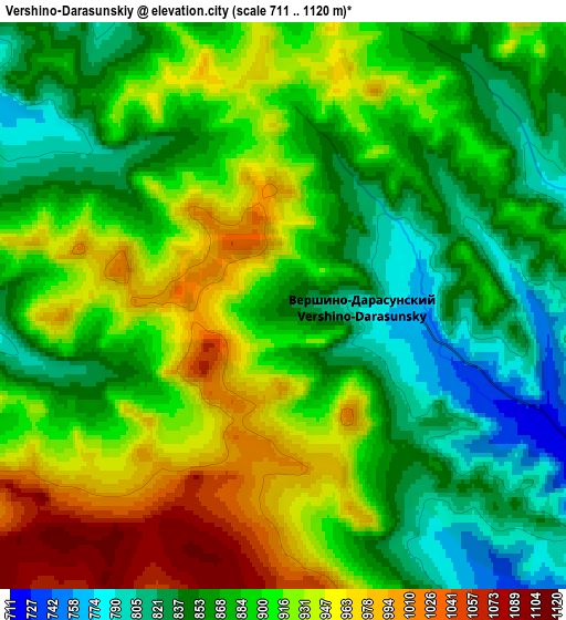 Zoom OUT 2x Vershino-Darasunskiy, Russia elevation map