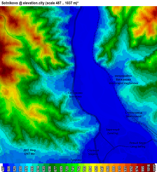 Zoom OUT 2x Sotnikovo, Russia elevation map