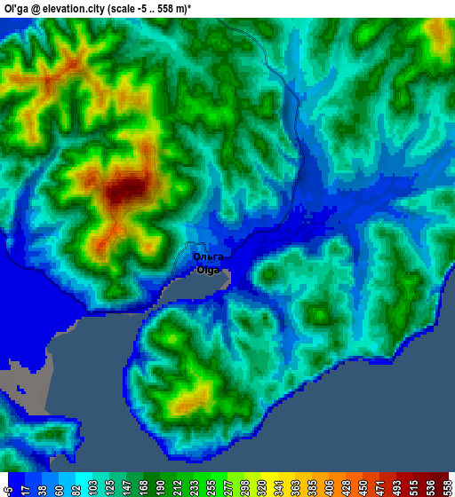 Zoom OUT 2x Ol’ga, Russia elevation map