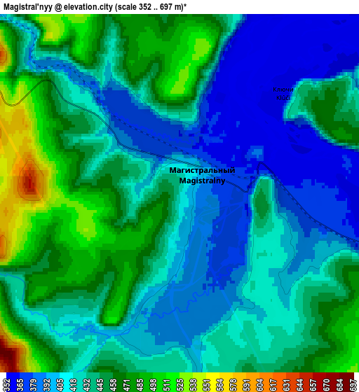 Zoom OUT 2x Magistral’nyy, Russia elevation map