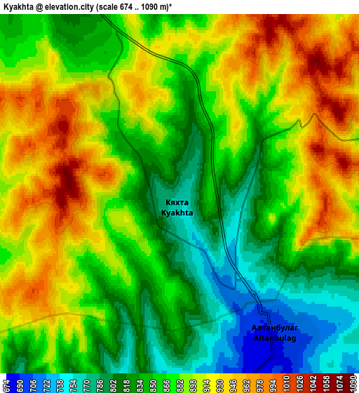 Zoom OUT 2x Kyakhta, Russia elevation map