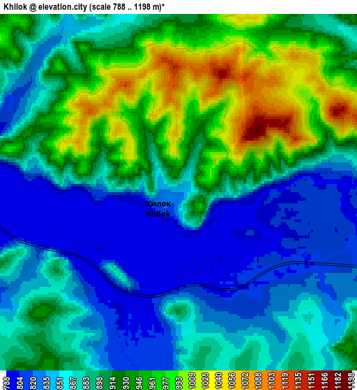 Zoom OUT 2x Khilok, Russia elevation map