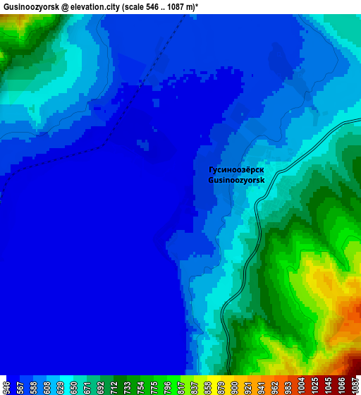 Zoom OUT 2x Gusinoozyorsk, Russia elevation map