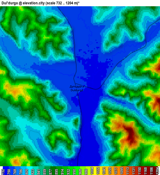 Zoom OUT 2x Dul’durga, Russia elevation map