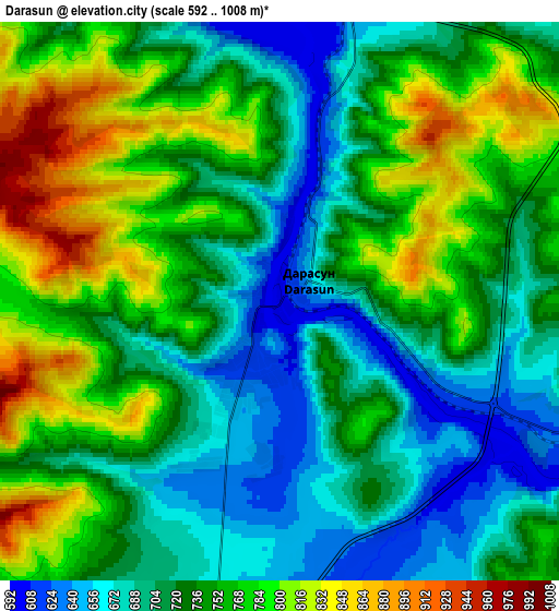 Zoom OUT 2x Darasun, Russia elevation map