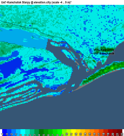 Zoom OUT 2x Ust’-Kamchatsk Staryy, Russia elevation map