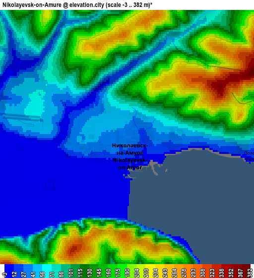 Zoom OUT 2x Nikolayevsk-on-Amure, Russia elevation map