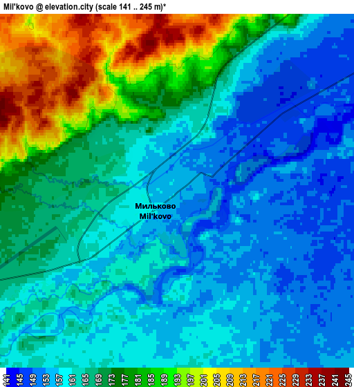 Zoom OUT 2x Mil’kovo, Russia elevation map