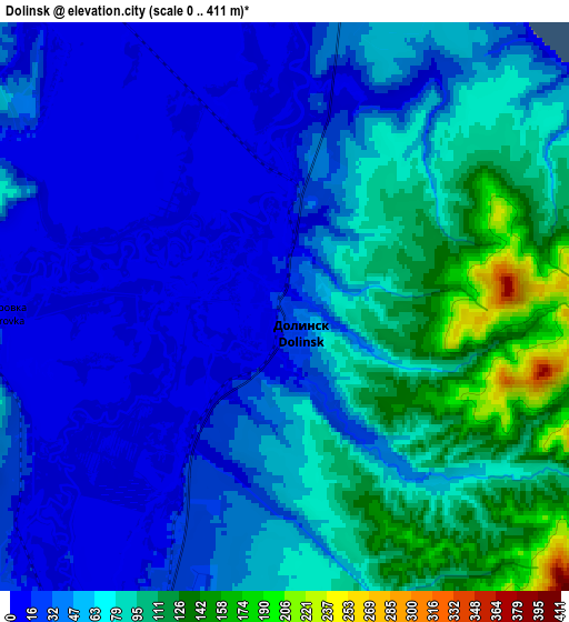 Zoom OUT 2x Dolinsk, Russia elevation map