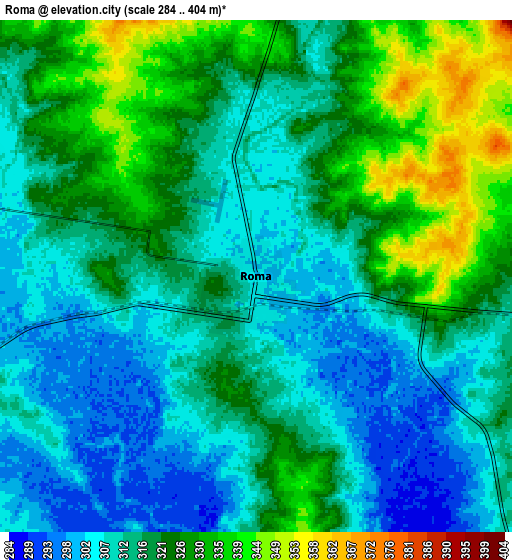 Zoom OUT 2x Roma, Australia elevation map