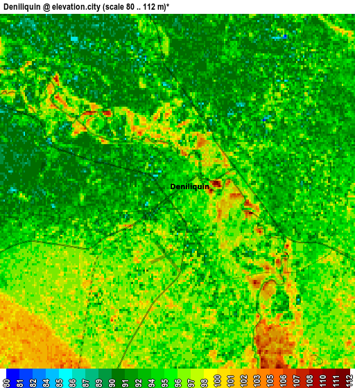 Zoom OUT 2x Deniliquin, Australia elevation map