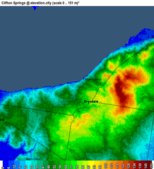 Zoom OUT 2x Clifton Springs, Australia elevation map