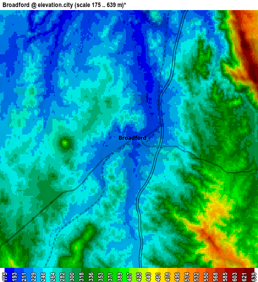 Zoom OUT 2x Broadford, Australia elevation map