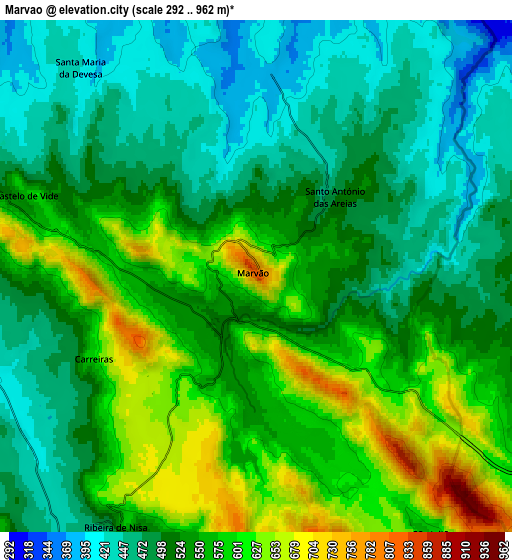 Zoom OUT 2x Marvão, Portugal elevation map