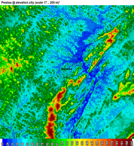 Zoom OUT 2x Prestea, Ghana elevation map