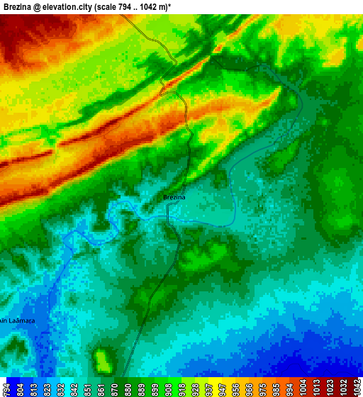 Zoom OUT 2x Brezina, Algeria elevation map