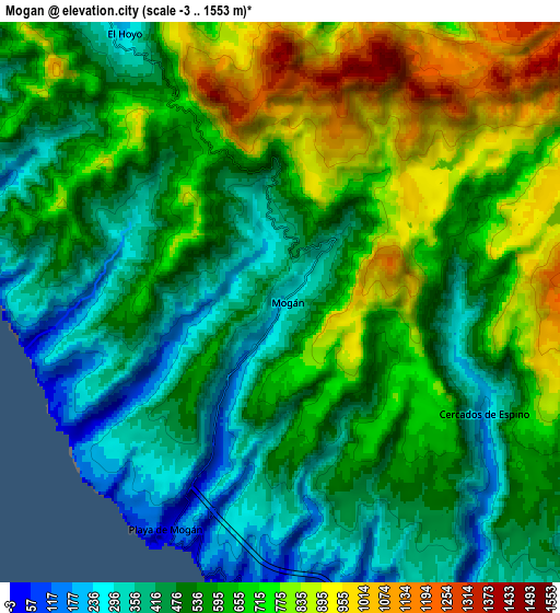 Zoom OUT 2x Mogán, Spain elevation map