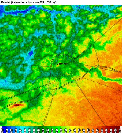 Zoom OUT 2x Daimiel, Spain elevation map