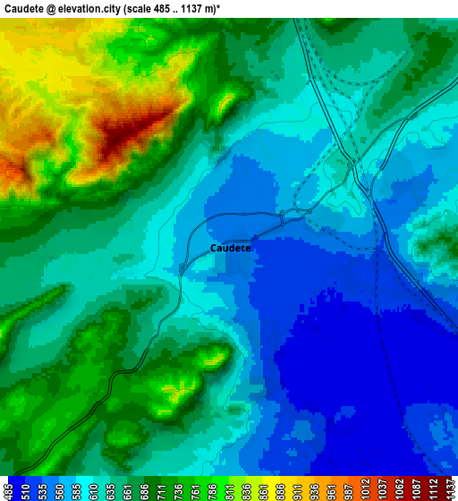 Zoom OUT 2x Caudete, Spain elevation map