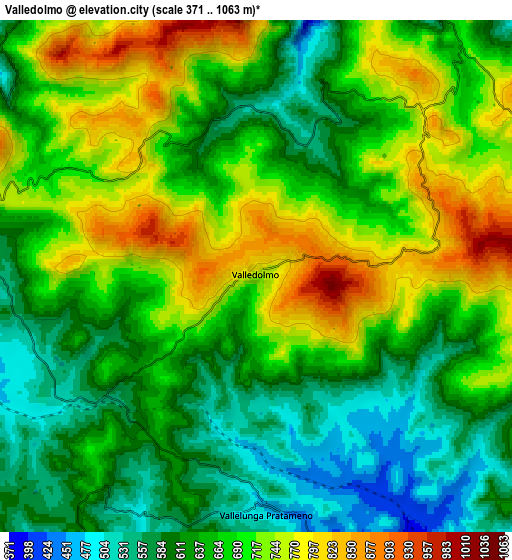 Zoom OUT 2x Valledolmo, Italy elevation map