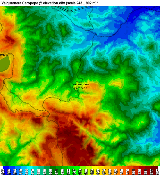 Zoom OUT 2x Valguarnera Caropepe, Italy elevation map