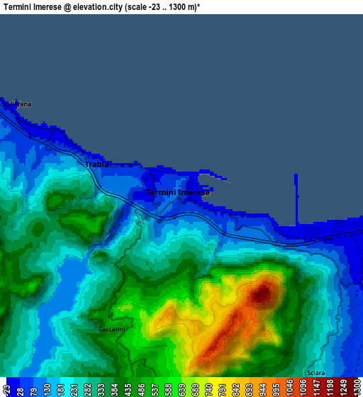 Zoom OUT 2x Termini Imerese, Italy elevation map