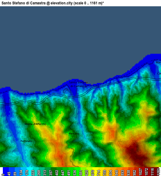 Zoom OUT 2x Santo Stefano di Camastra, Italy elevation map