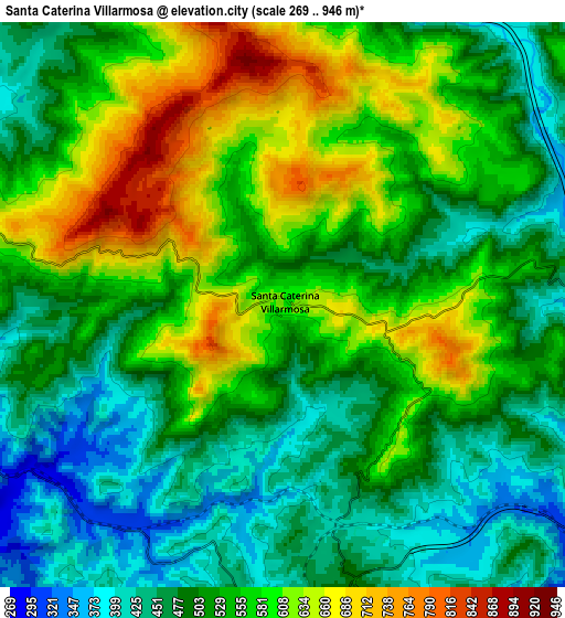 Zoom OUT 2x Santa Caterina Villarmosa, Italy elevation map