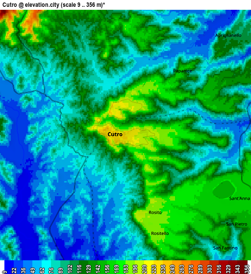 Zoom OUT 2x Cutro, Italy elevation map