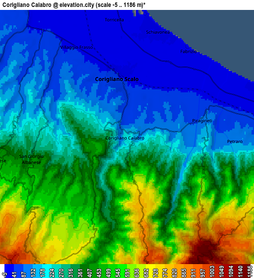 Zoom OUT 2x Corigliano Calabro, Italy elevation map