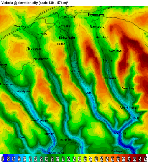 Zoom OUT 2x Victoria, United Kingdom elevation map