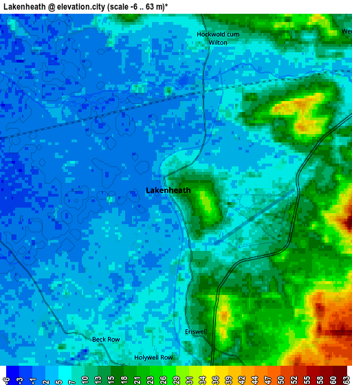 Zoom OUT 2x Lakenheath, United Kingdom elevation map