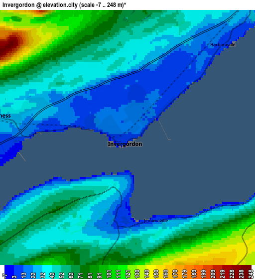 Zoom OUT 2x Invergordon, United Kingdom elevation map