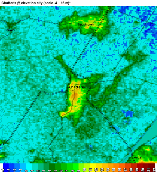 Zoom OUT 2x Chatteris, United Kingdom elevation map
