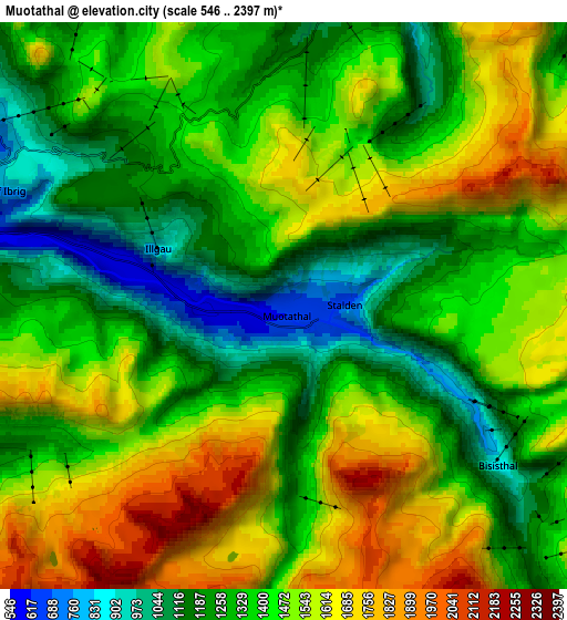 Zoom OUT 2x Muotathal, Switzerland elevation map