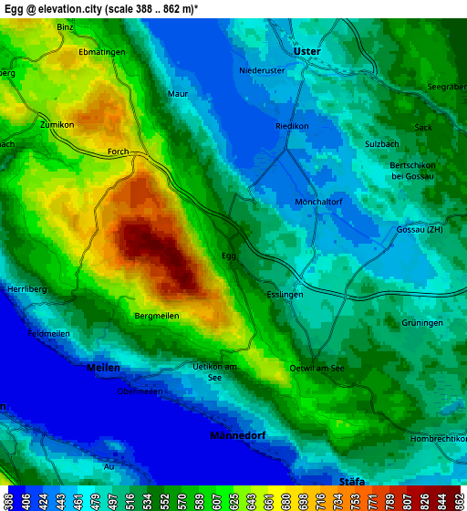 Zoom OUT 2x Egg, Switzerland elevation map