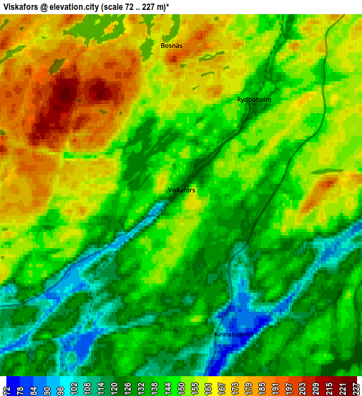 Zoom OUT 2x Viskafors, Sweden elevation map